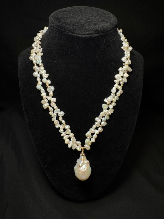 Brillo del Mar – Signature Keshi & Baroque Pearl Set