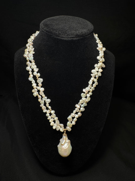 Brillo del Mar – Signature Keshi & Baroque Pearl Set