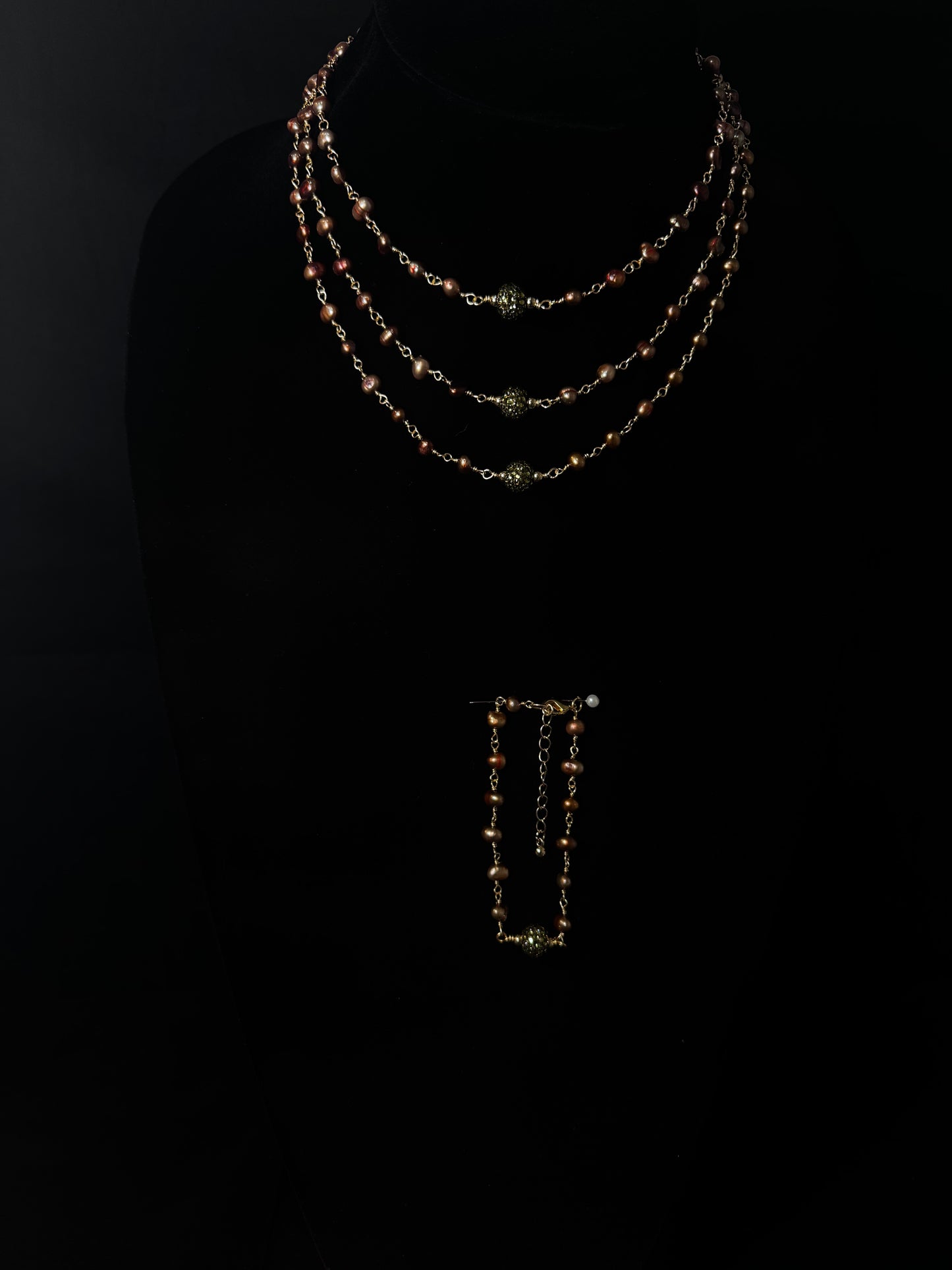 Brisa Dorada – Necklace, Bracelet & Earrings Set